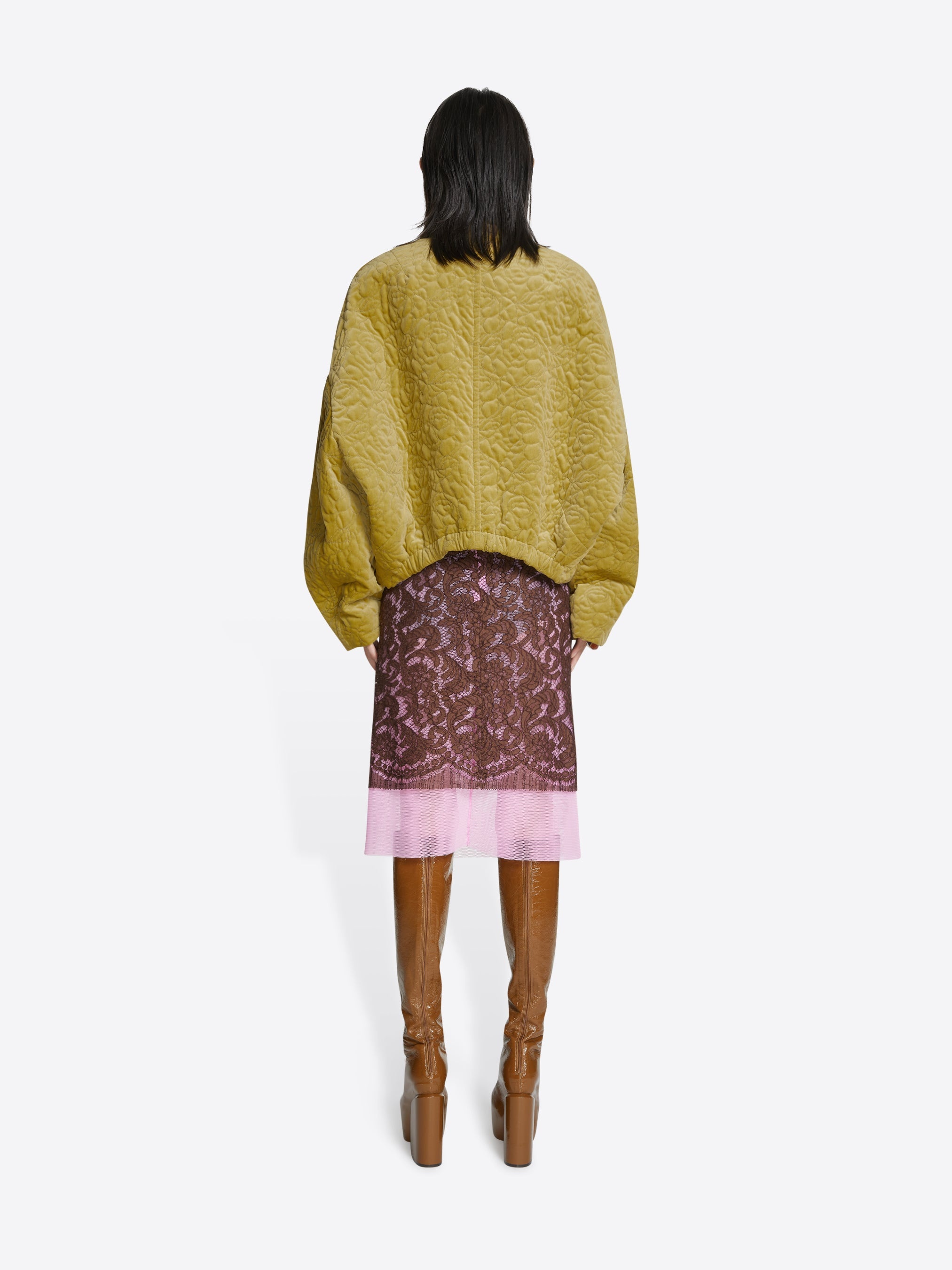 LACE LAYERED SKIRT - 4