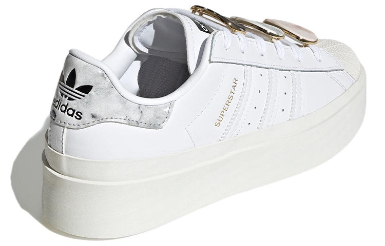 (WMNS) adidas Originals Superstar Bonega 'White Gold Metallic' GY1485 - 4