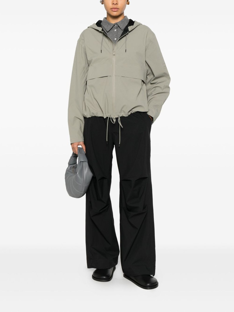 RAINS hooded zip-fastening jacket outlook