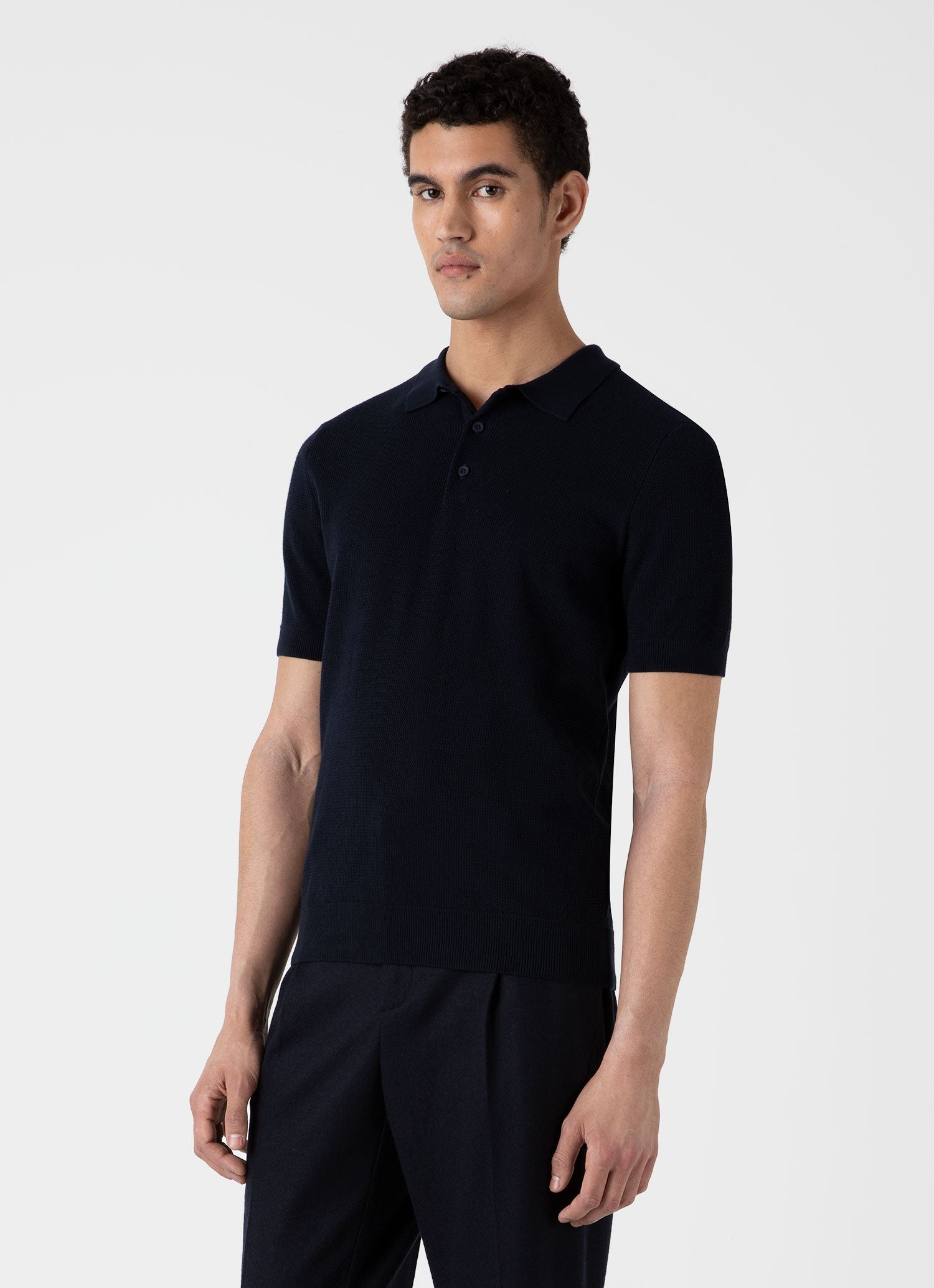 Sunspel x MR PORTER Racked Stitch Polo Shirt - 2