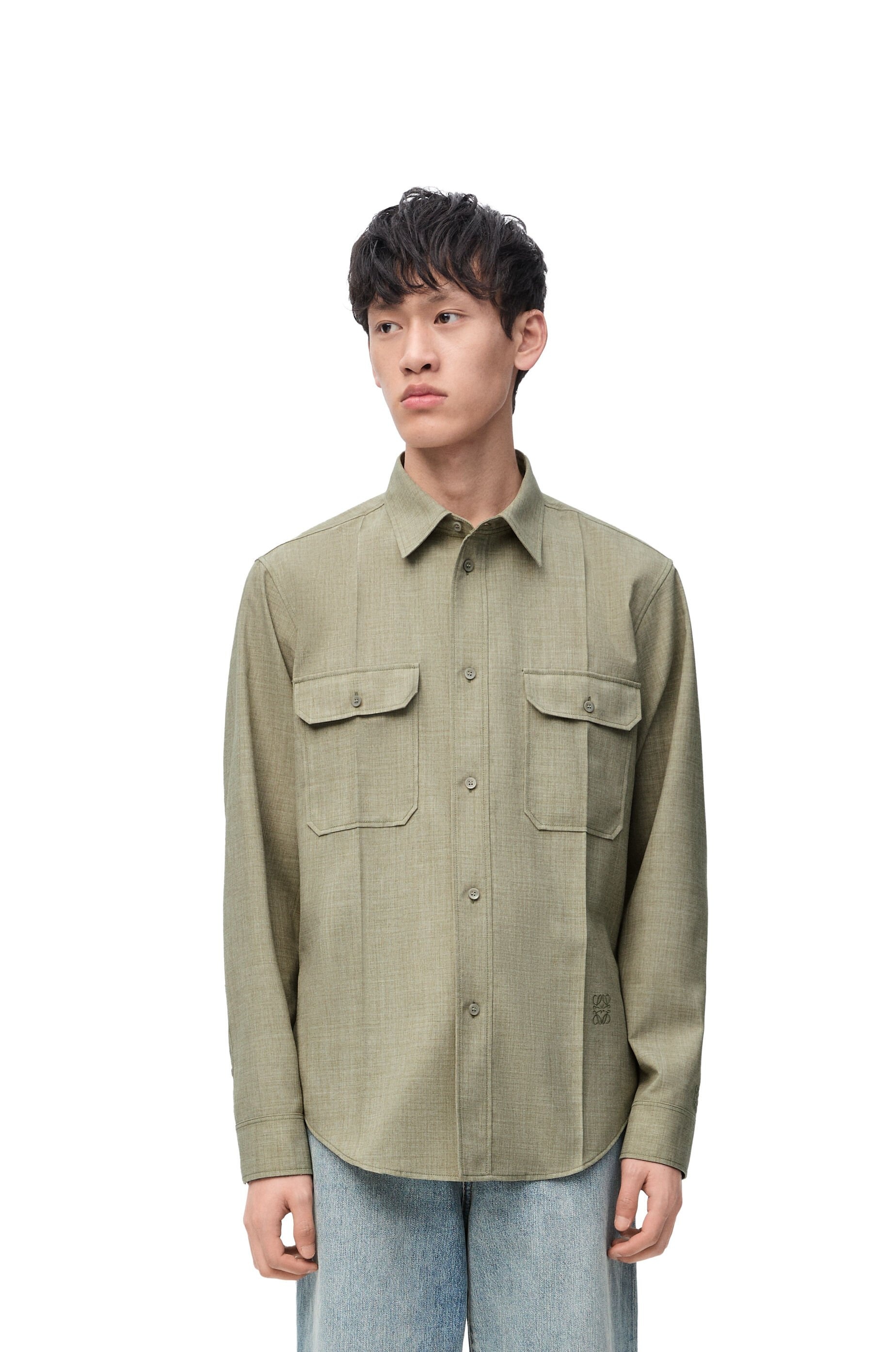 Shirt in wool blend - 3