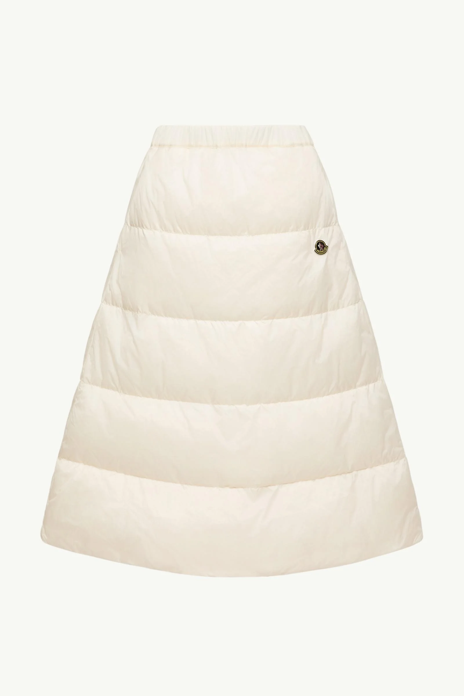 Reversible Wool Twill Padded Midi Skirt - 1