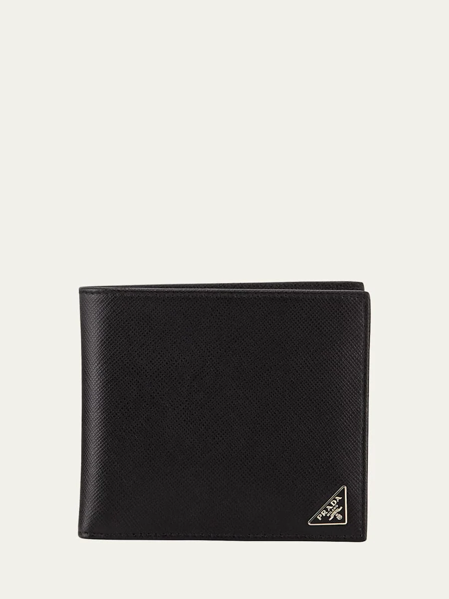 Saffiano Bi-Fold Wallet - 1