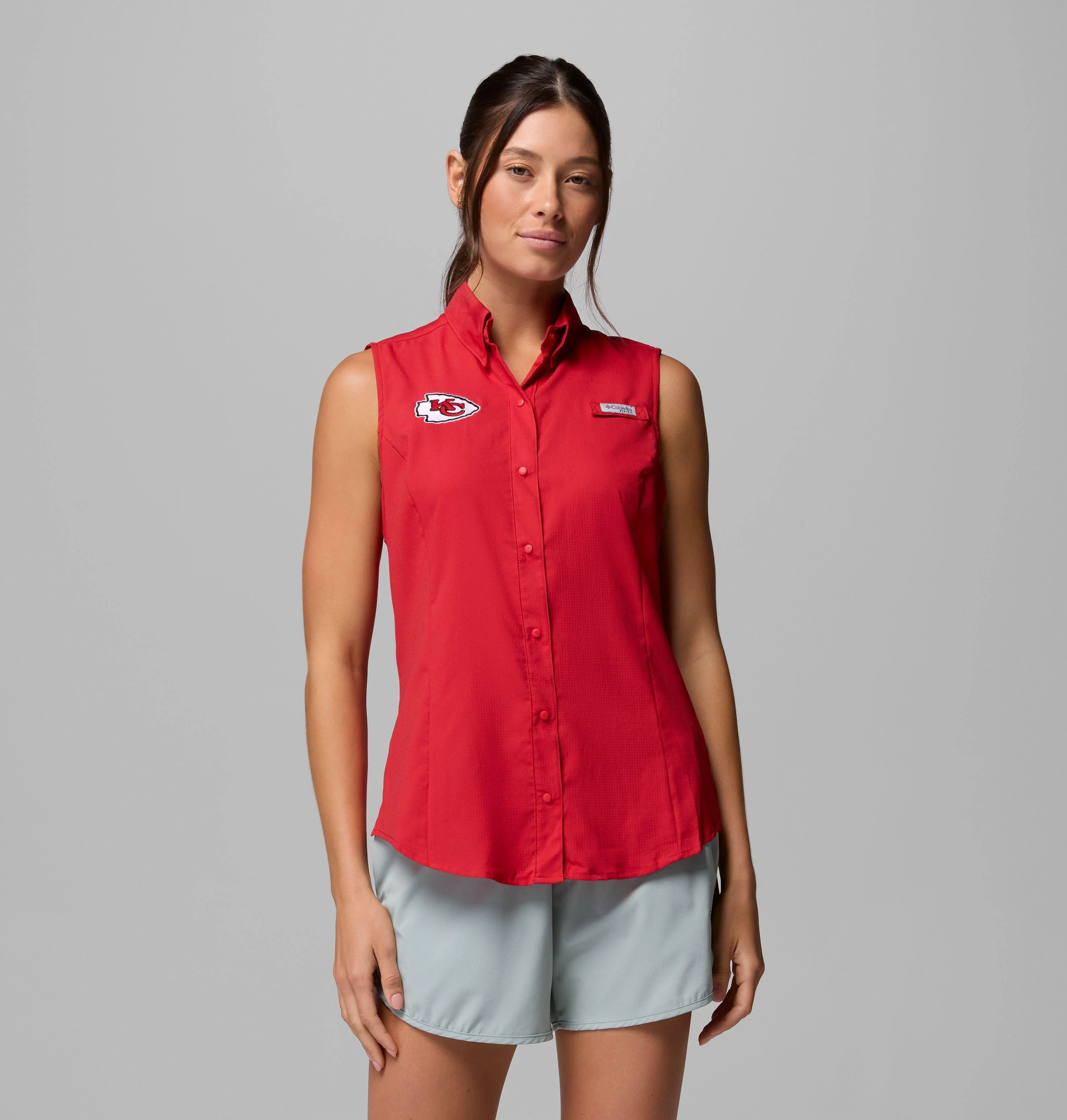 Women's PFG Tamiami Sleeveless Shirt - Kansas City - 1