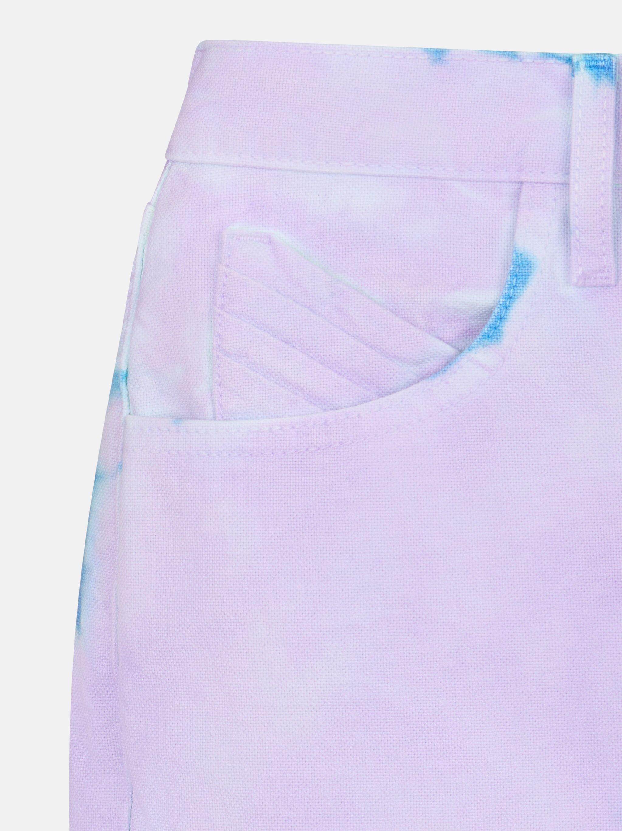 ''BOYFRIEND'' VIOLET AND DUSTY BLUE LONG PANTS - 5