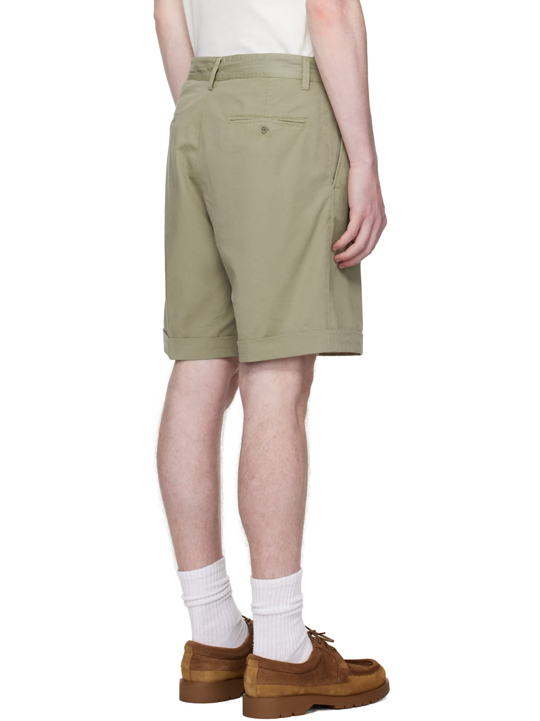 Beige Andrew Shorts - 3