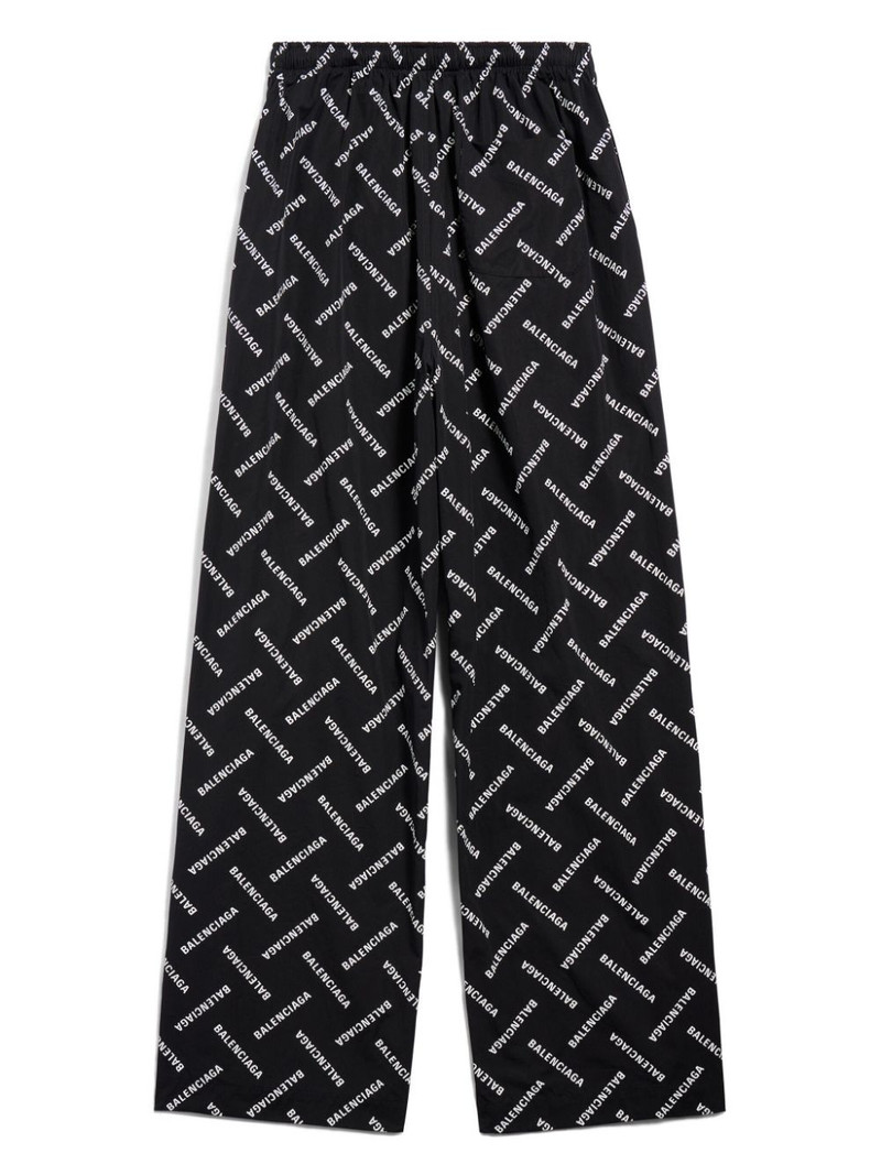 logo-print cotton trousers 5