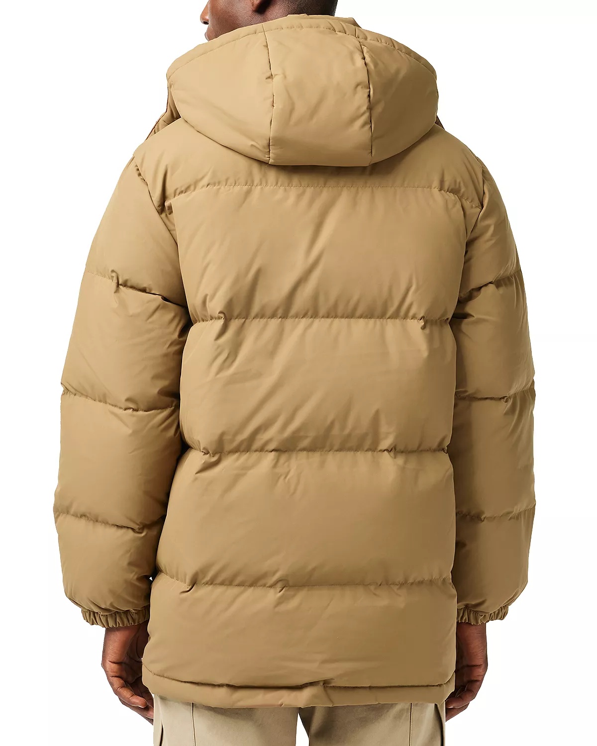 Lacoste Hooded Zip Down Puffer Jacket - 3