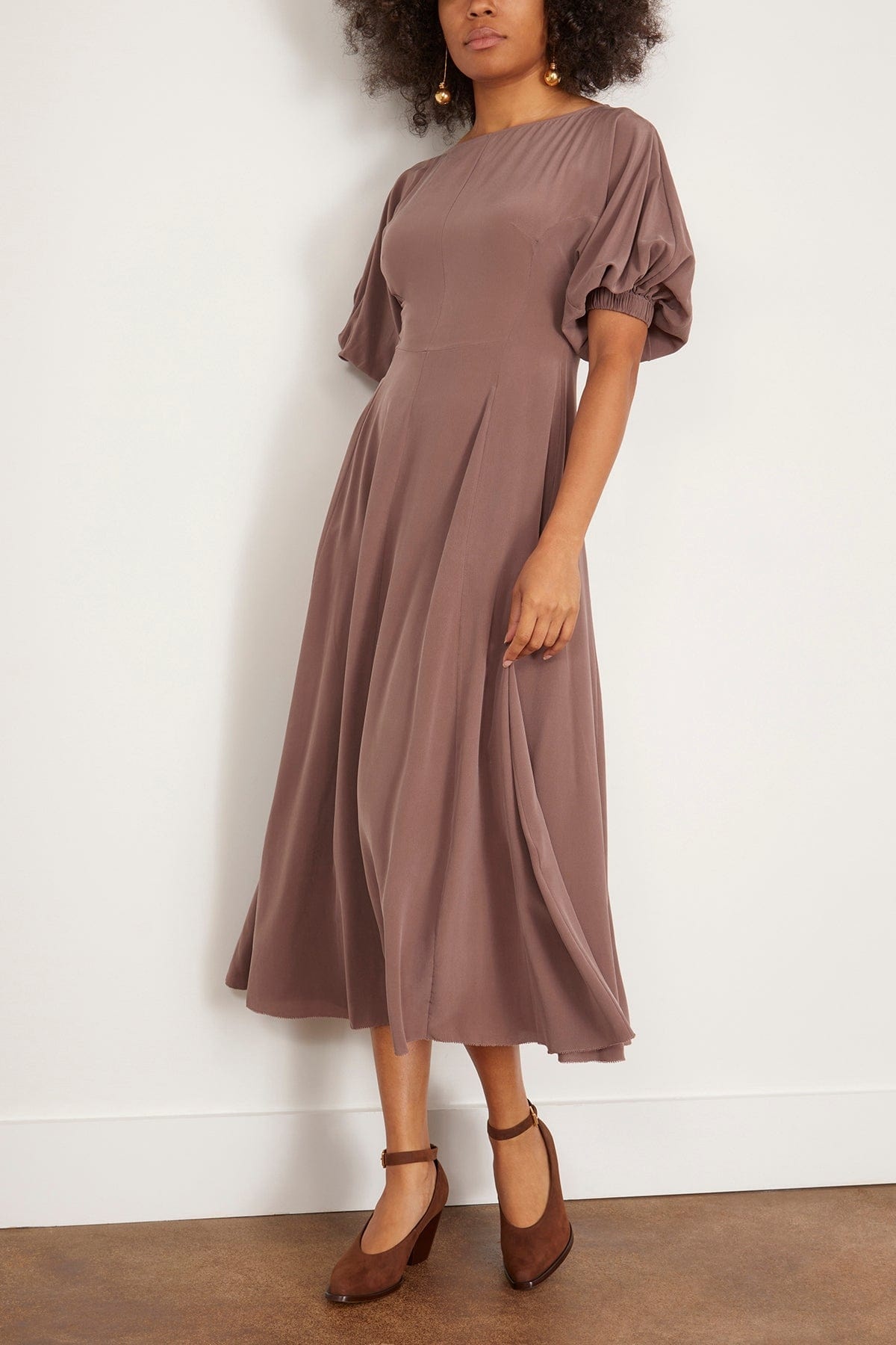 Aidley Dress in Mauve - 3