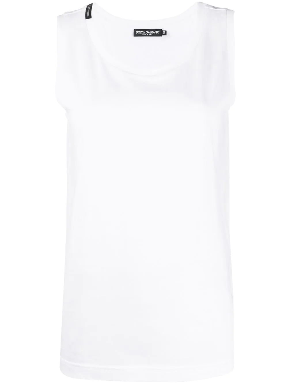 logo-patch vest top - 1