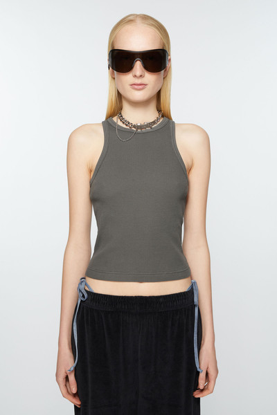 Acne Studios Tank top - Fitted unisex fit - Faded Grey outlook