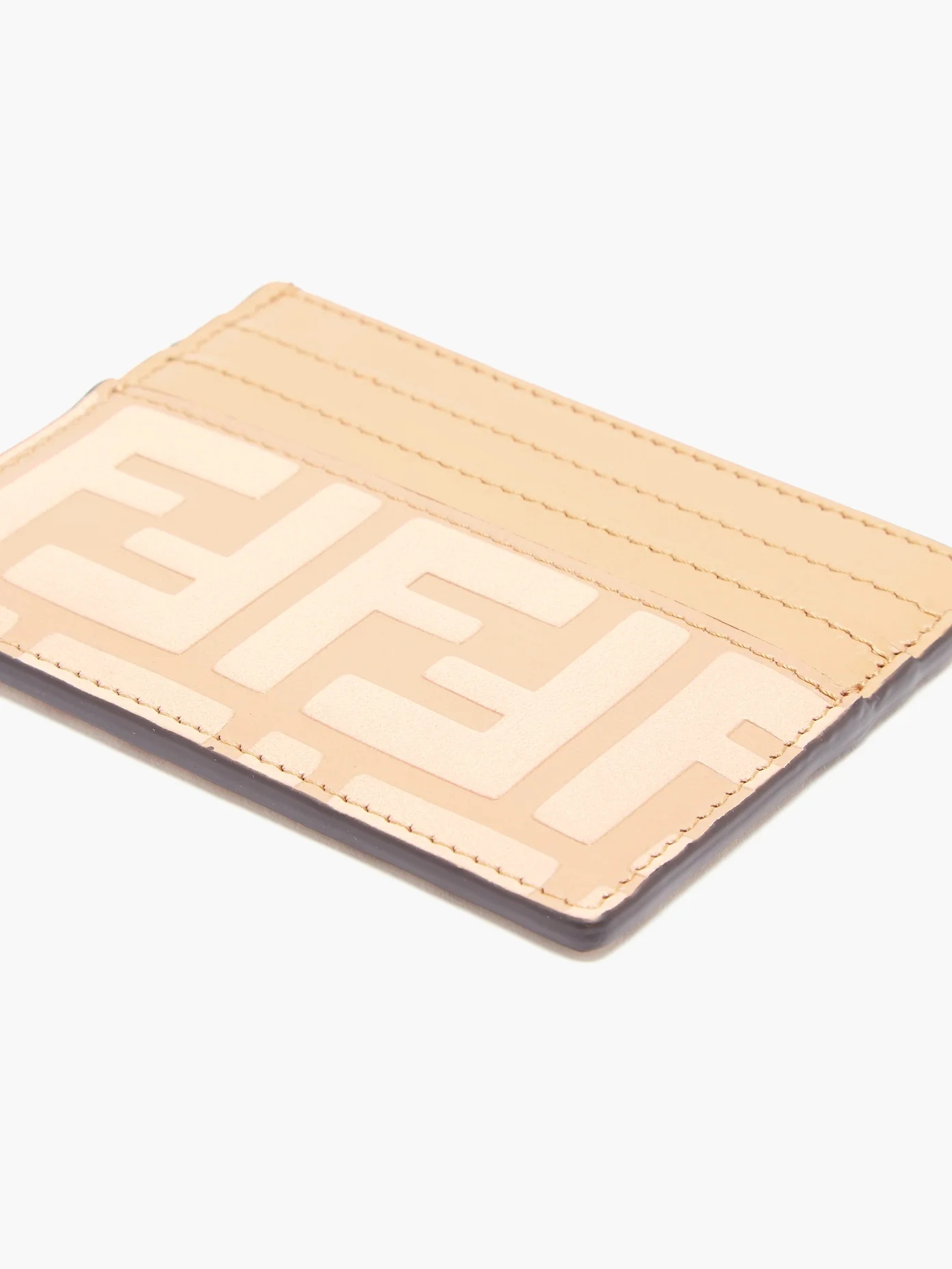 F is Fendi embossed-leather cardholder - 2