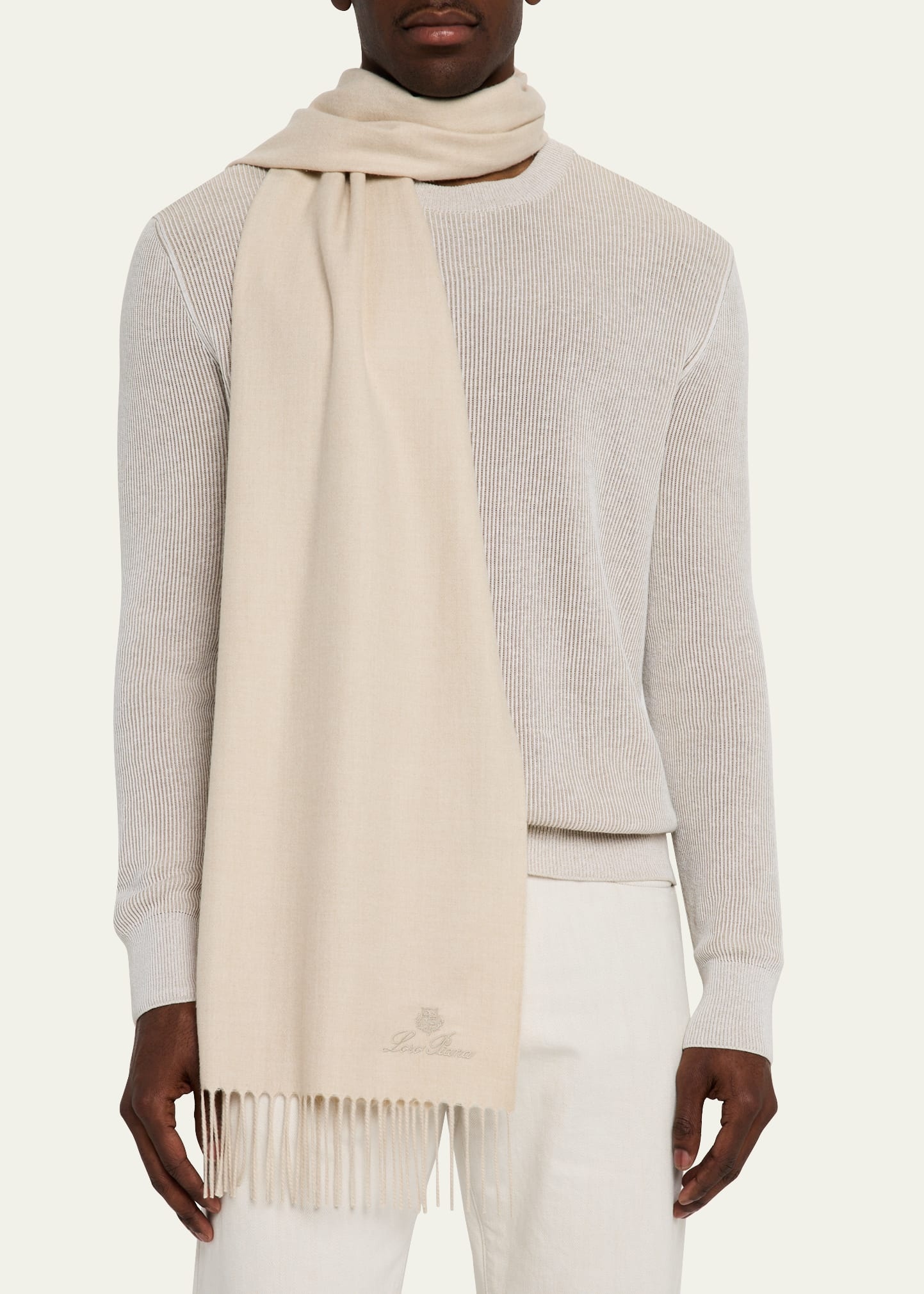 Men's Leggera Grande Unita Cashmere Scarf - 3