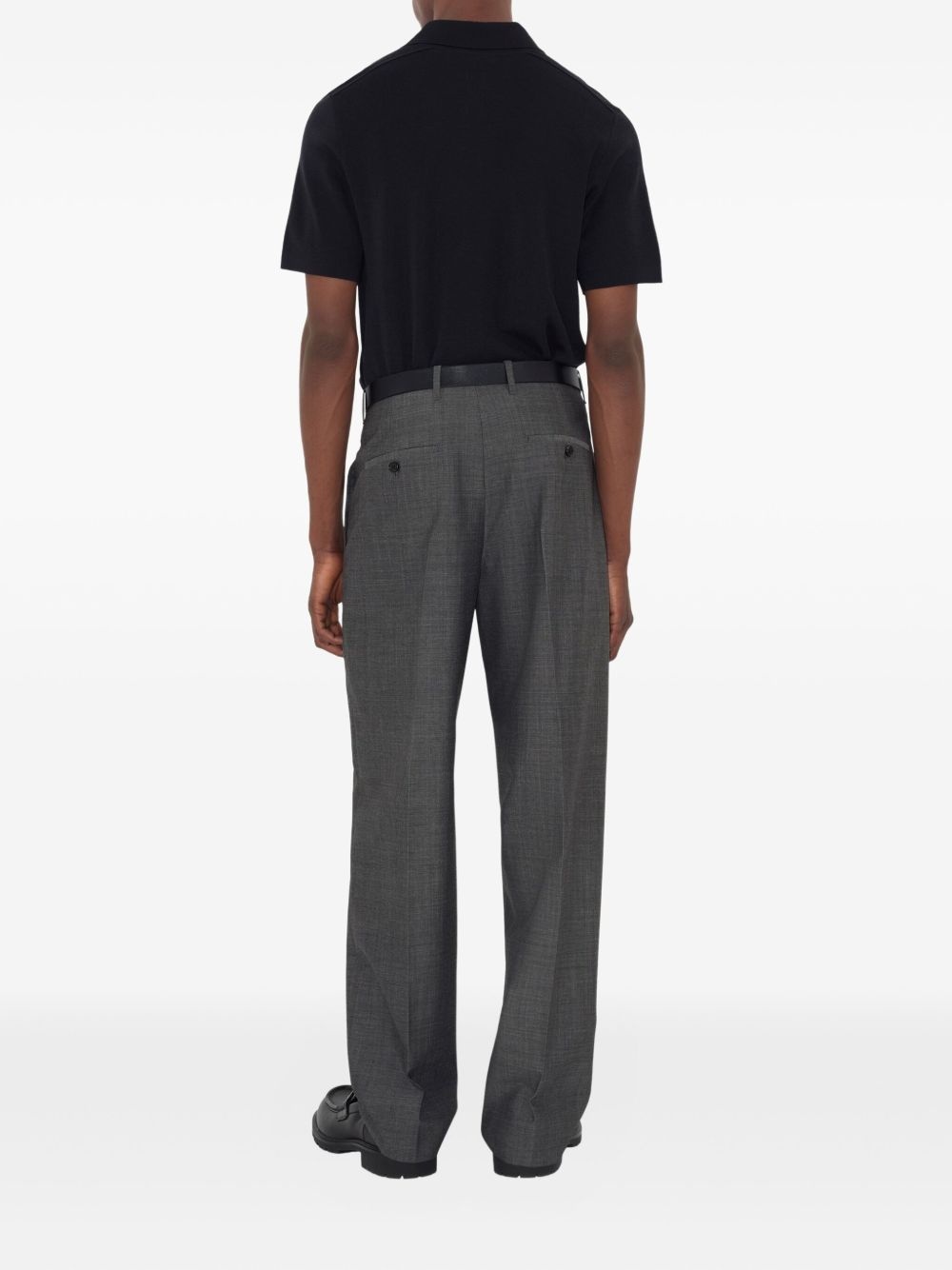 wool polo shirt - 3