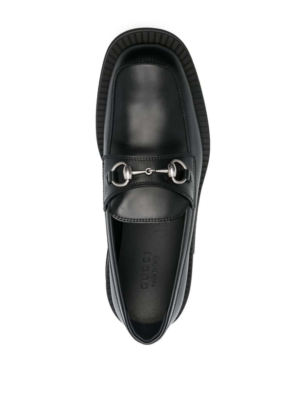 Horsebit square-toe loafers - 4