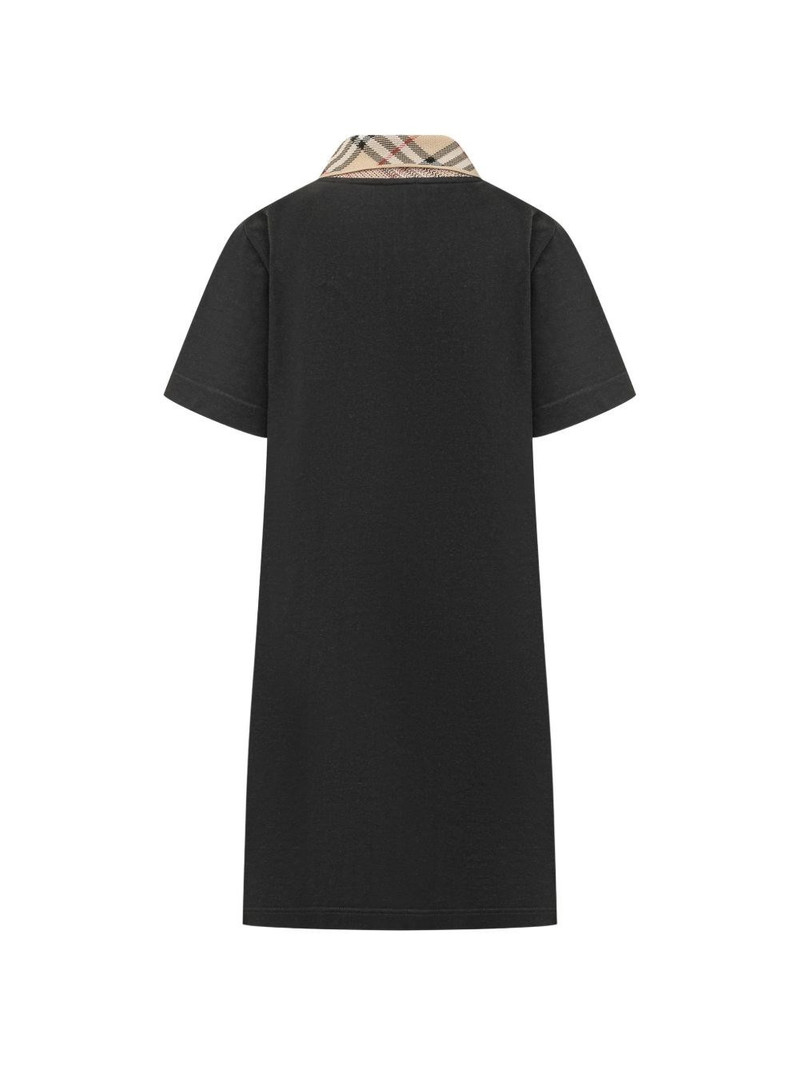 Burberry Check collar cotton dress outlook