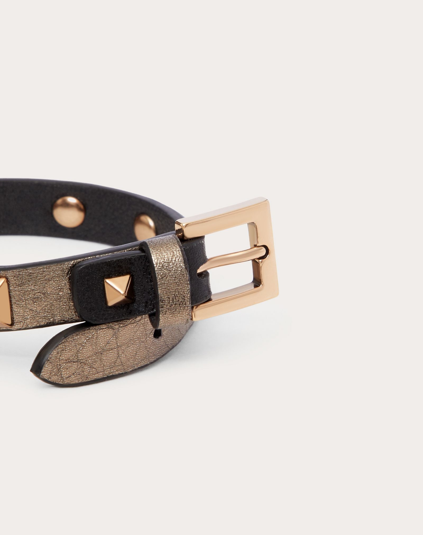 Valentino Garavani Rockstud leather bracelet - 4