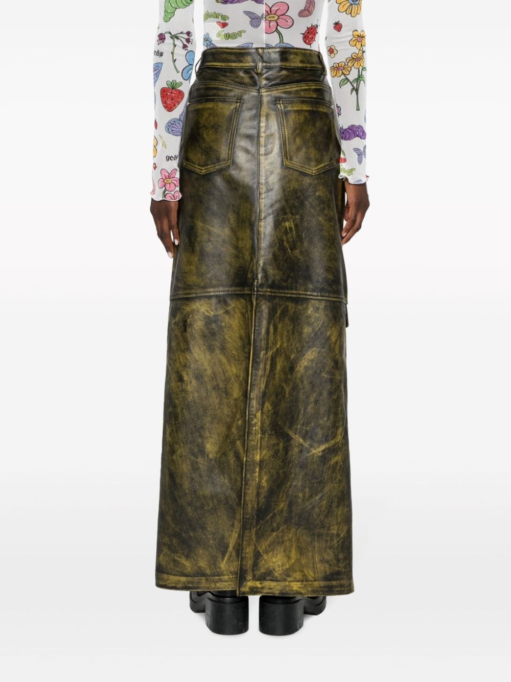 Biker Cargo maxi skirt - 4