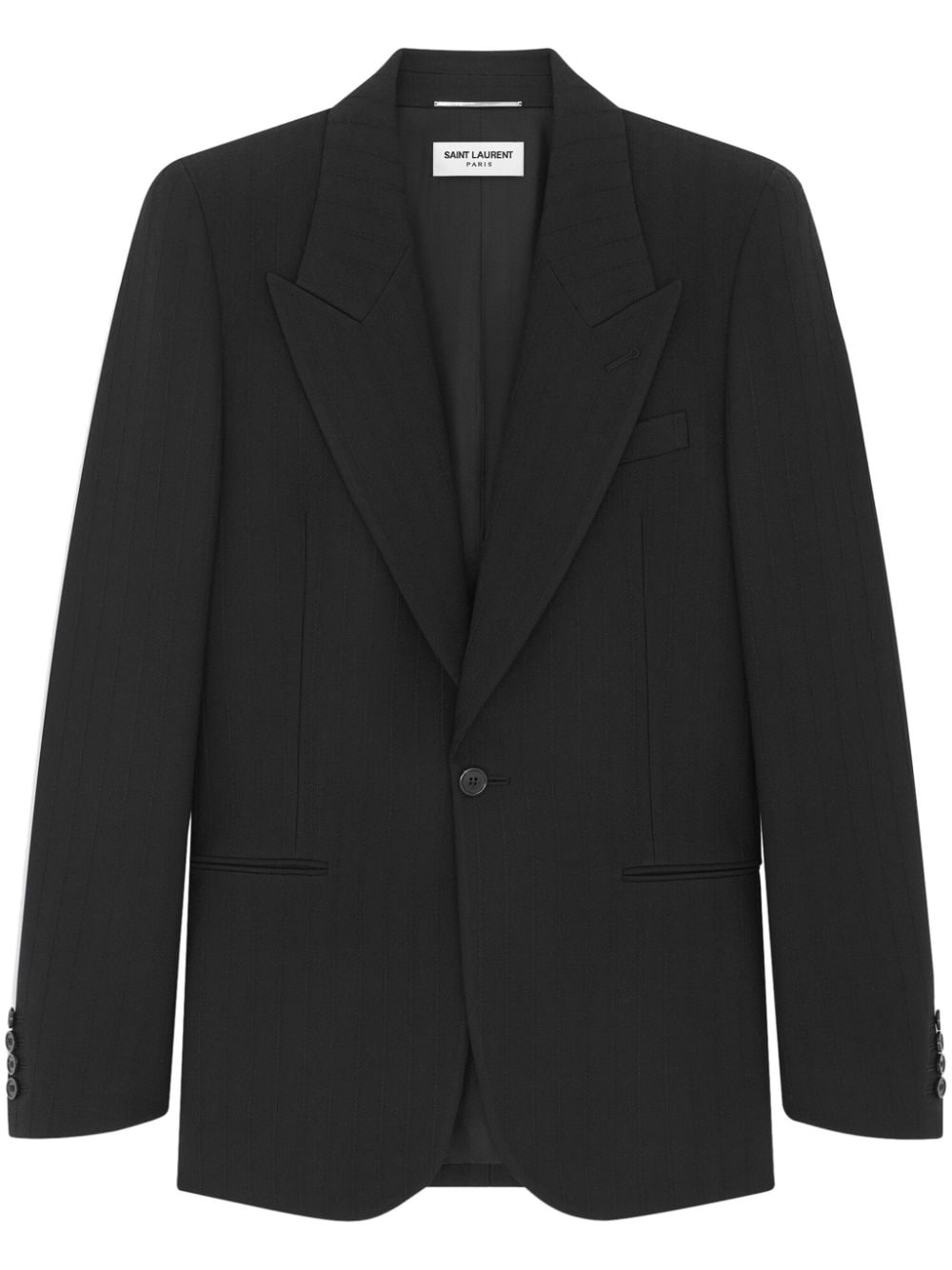 Grain de Poudre wool single-breasted blazer - 2