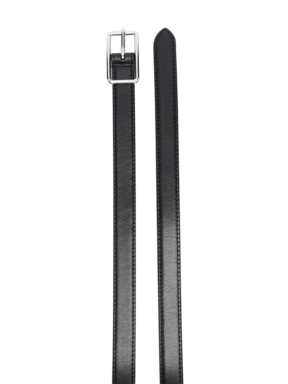 leather buckle belt - 2