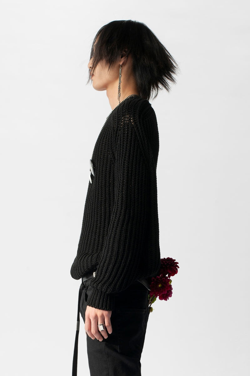 Ann Demeulemeester Selm Knitted Crewneck outlook
