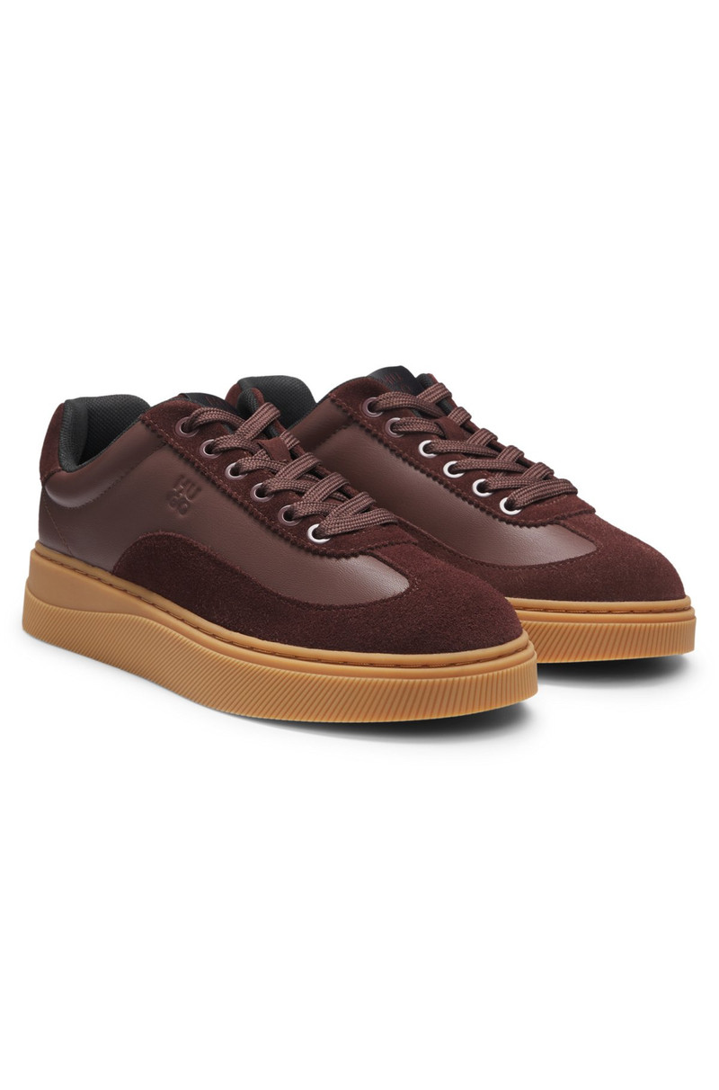 LOW-TOP SNEAKERS WITH SUEDE OVERLAYS 2