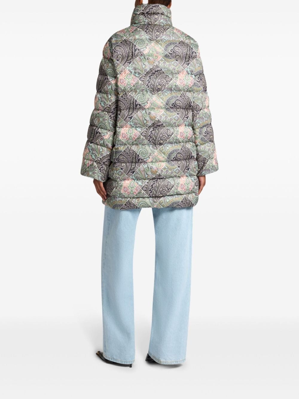 printed puffer jacket - 3