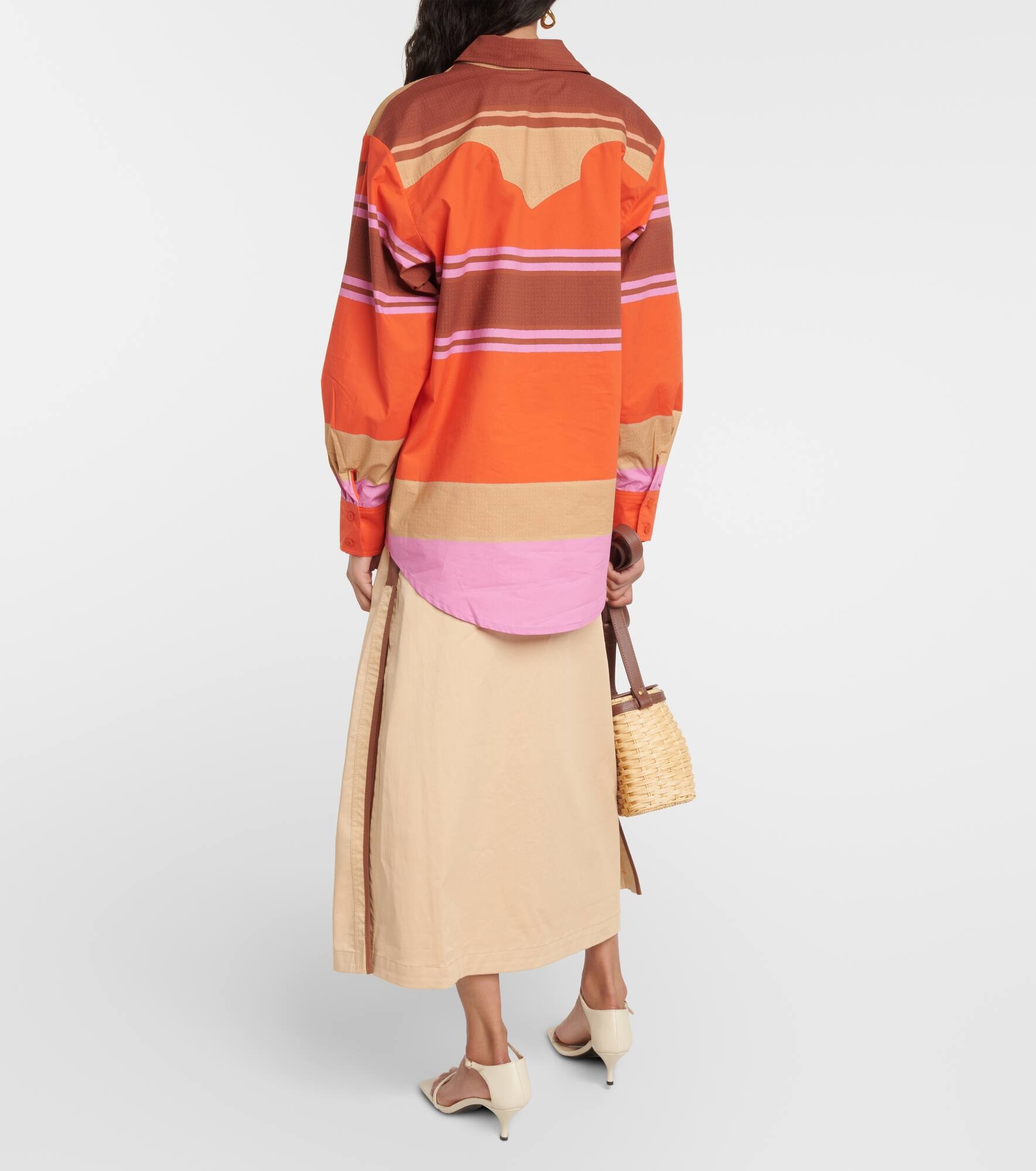 Ruched cotton shirt - 3