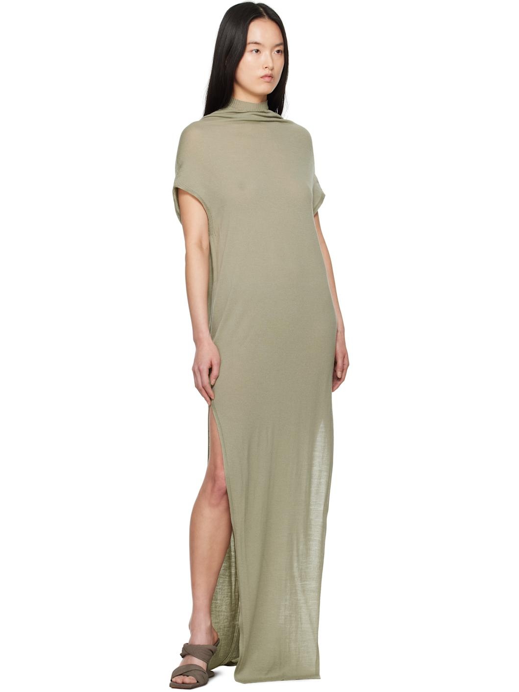 Green Hollywood SL Crater Maxi Dress - 4