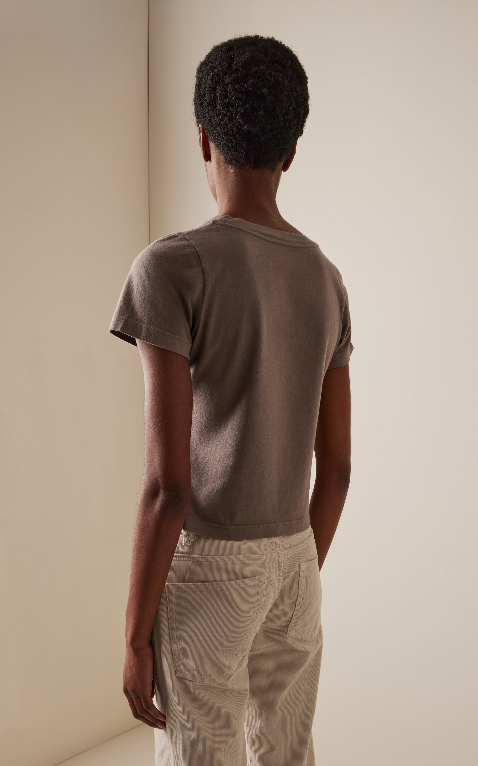 Tori Cotton-Jersey T-shirt neutral - 4