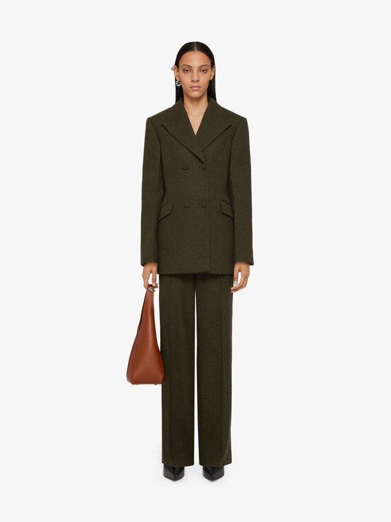 Givenchy OVERSIZED PANTS IN MILITARY FLANNEL outlook