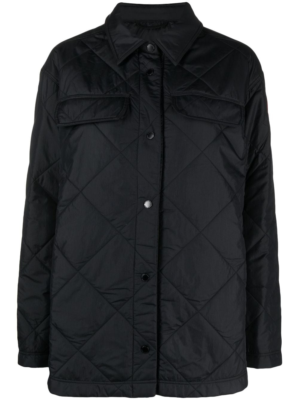 Albany quilted shirt jacket - 1