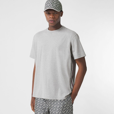 Burberry Monogram Stripe Print Cotton Oversized T-shirt - Online Exclusive outlook