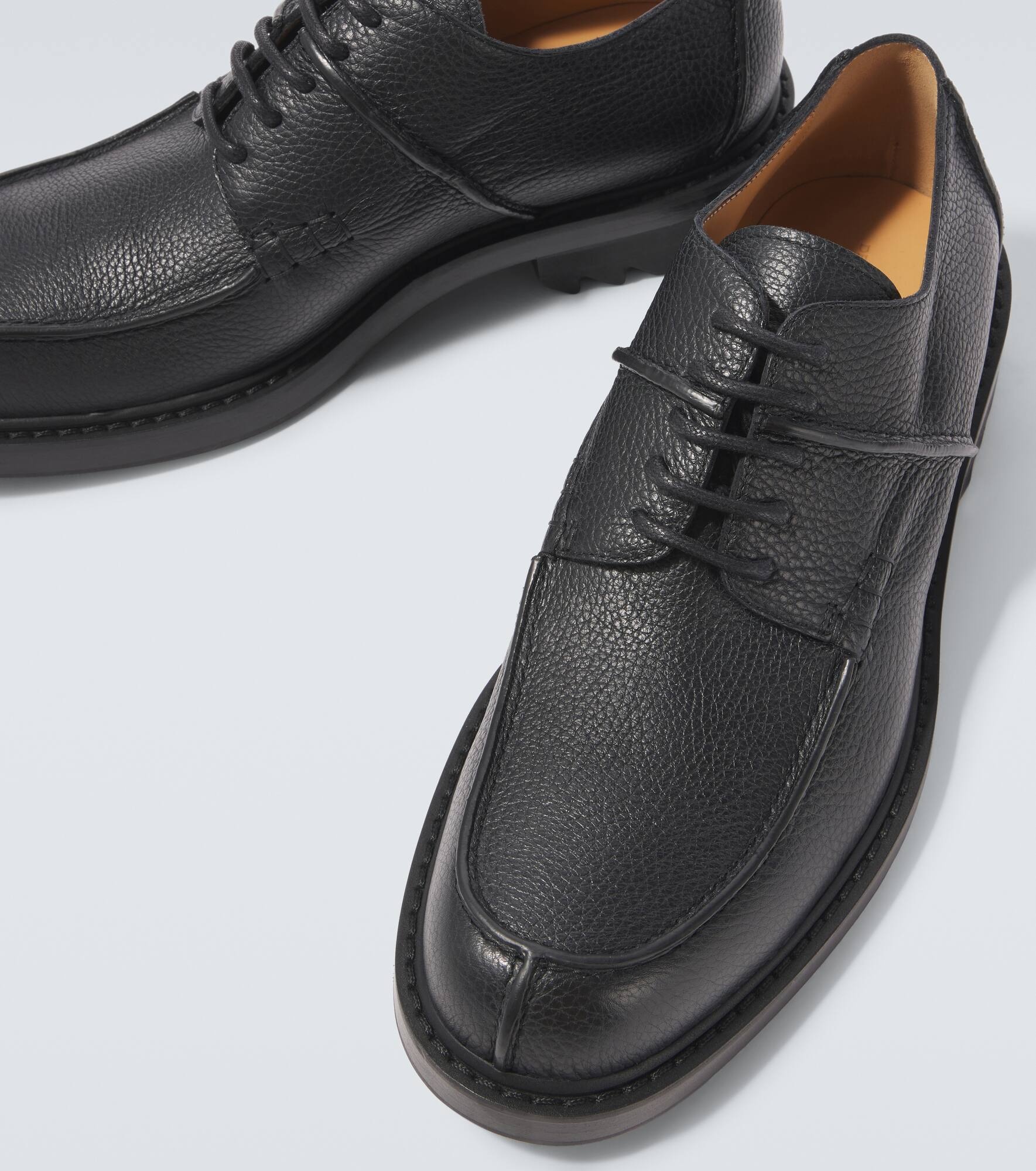 Leather brogues - 3
