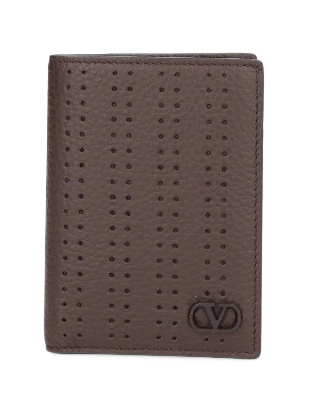 VLogo Signature perforated card holder - 1