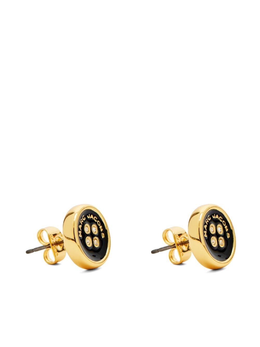 The Button Stud Earrings - 2
