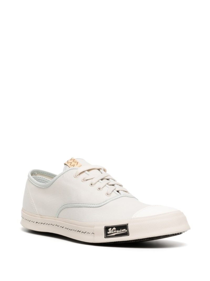 low-top cotton sneakers - 2