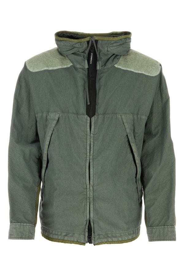 C.P. Company Man Green Cotton Blend Jacket - 1