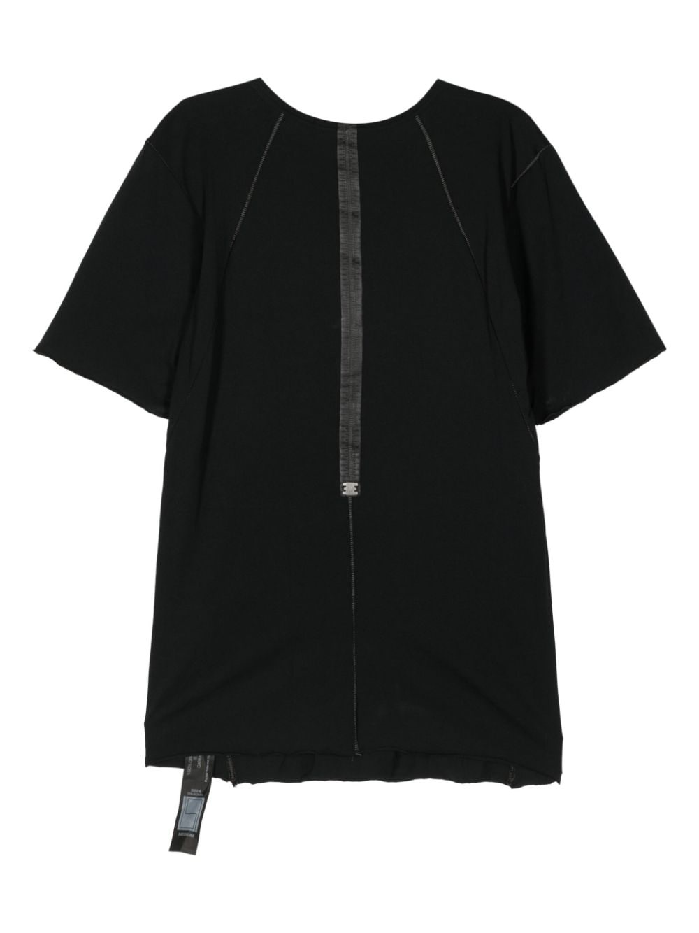 strap-detailing organic cotton t-shirt - 2