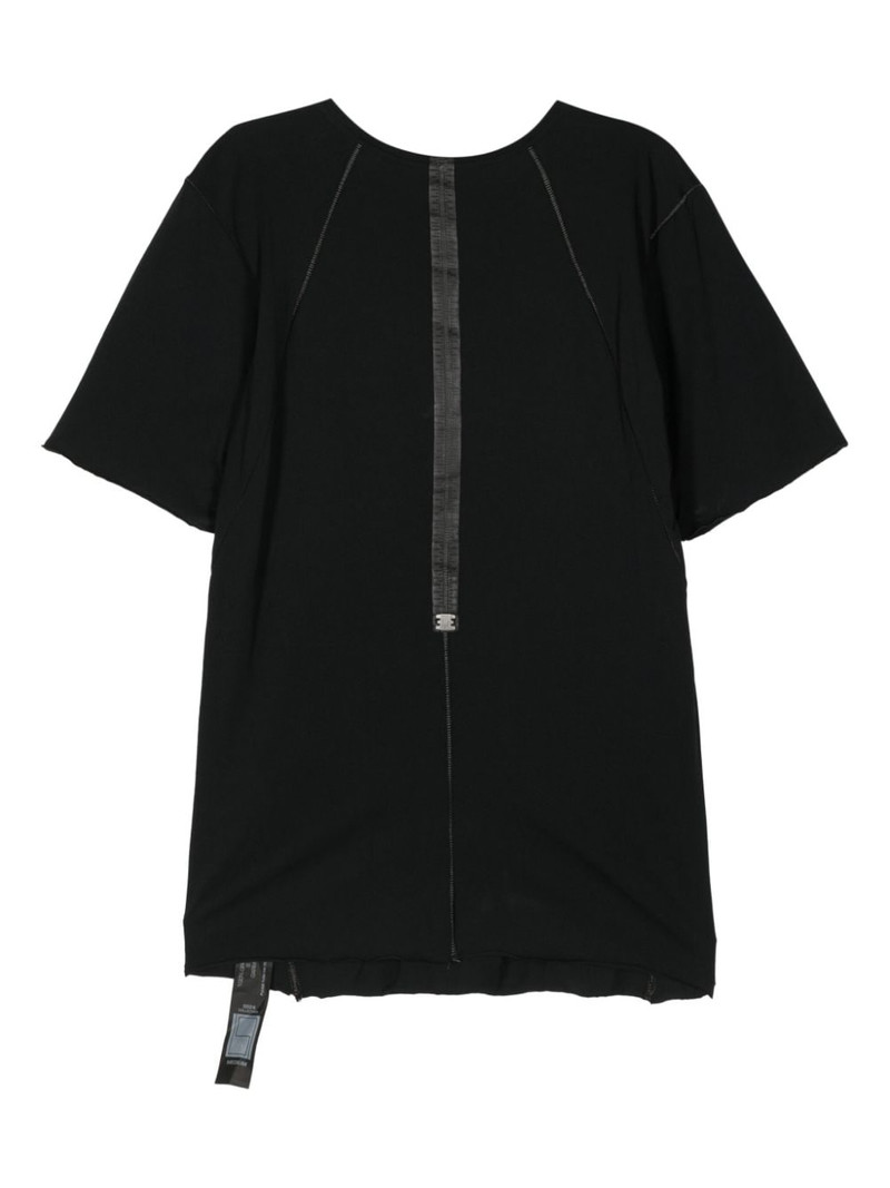 Isaac Sellam strap-detailing organic cotton t-shirt outlook