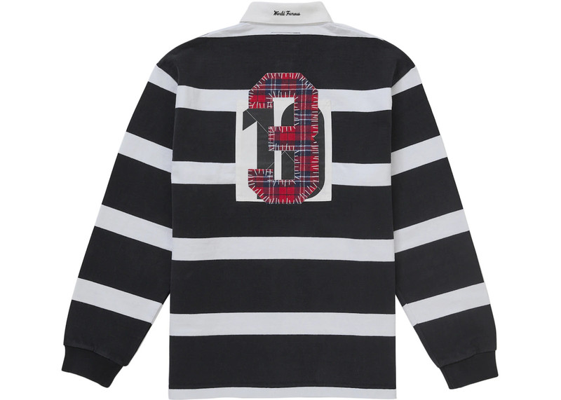 Supreme Supreme Stripe Rugby (FW25) Black outlook