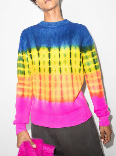 The Elder Statesman Half Light tie-dye jumper outlook