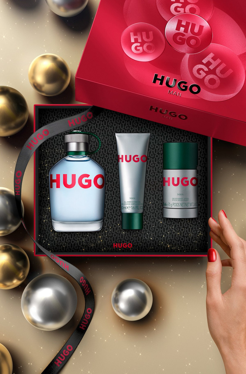 HUGO MAN EAU DE TOILETTE 125 ML GIFT SET 3