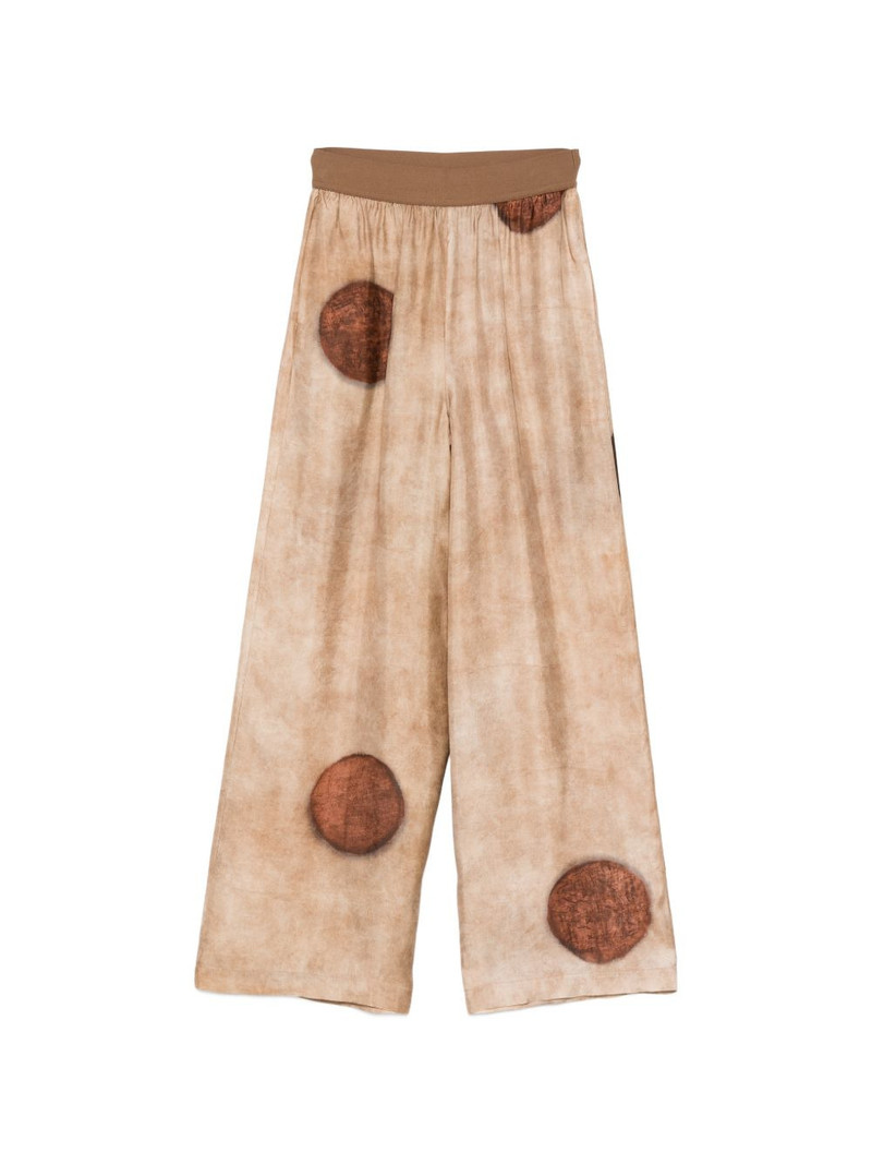 Pansy dot-print trousers 1