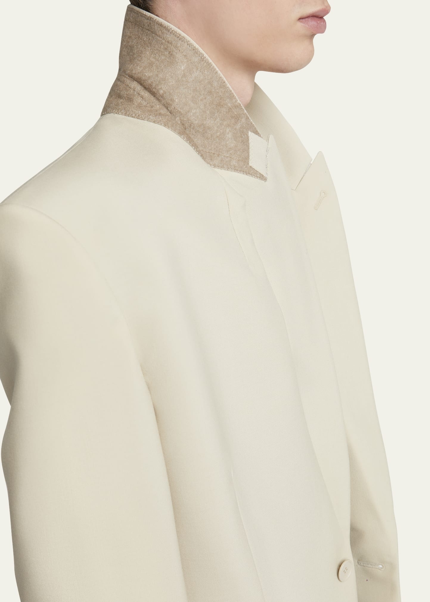 Men's Wool-Silk Relaxed Sport Coat - 5