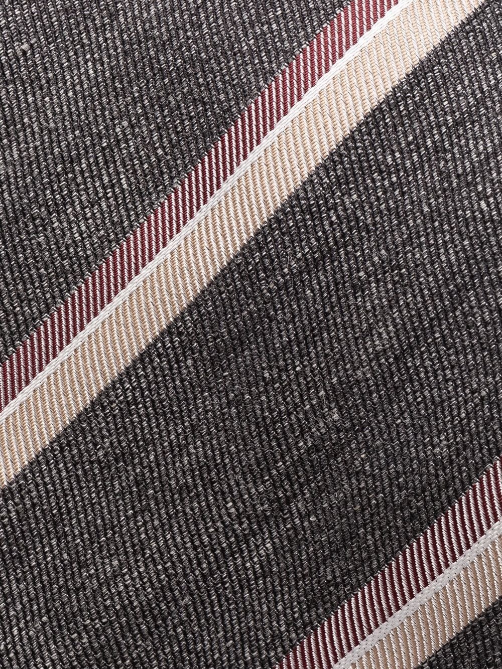 stripe-print tie - 2