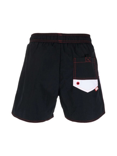 Diesel logo-print swim shorts outlook