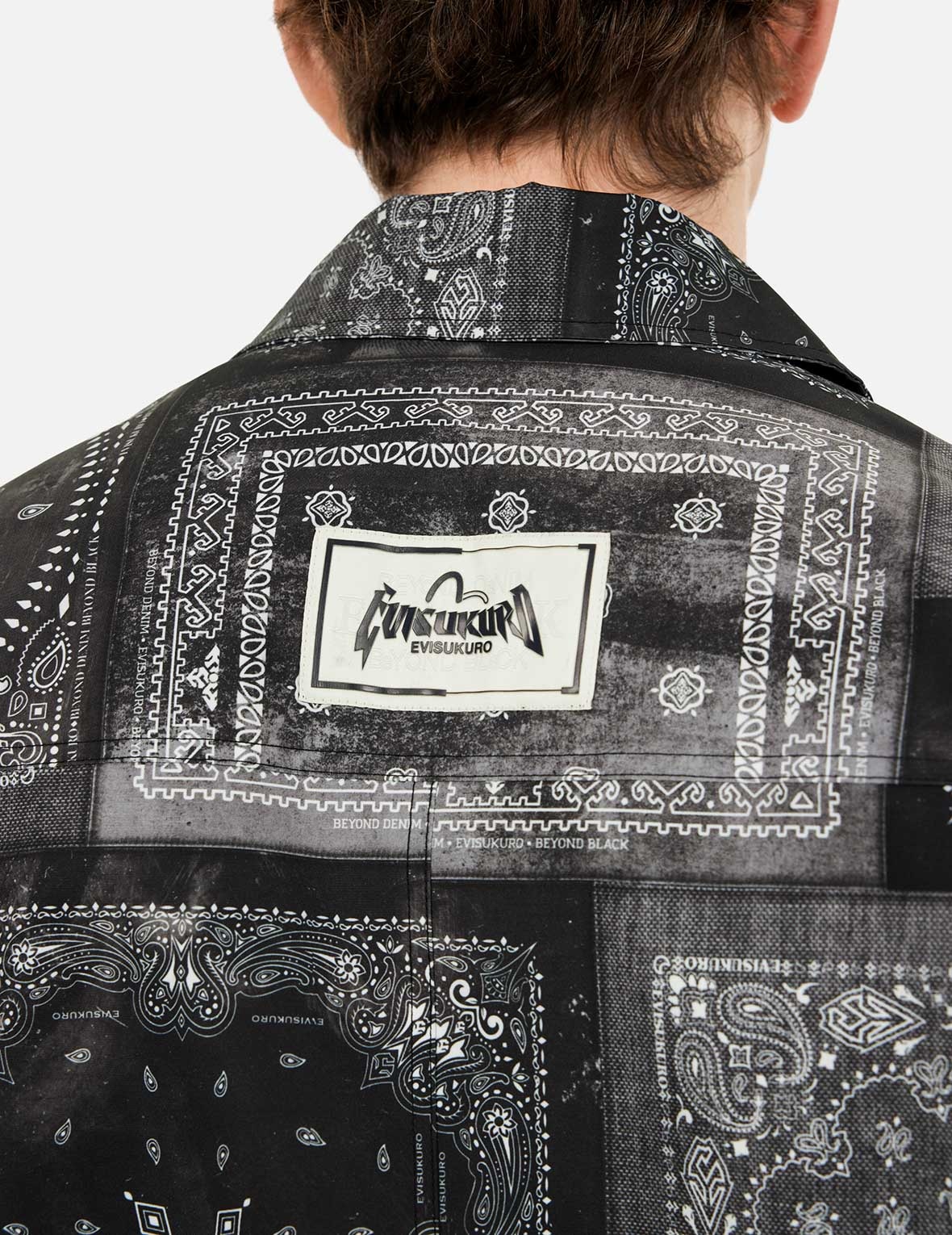 Allover Paisley Print Oversized Coach Jacket - 7