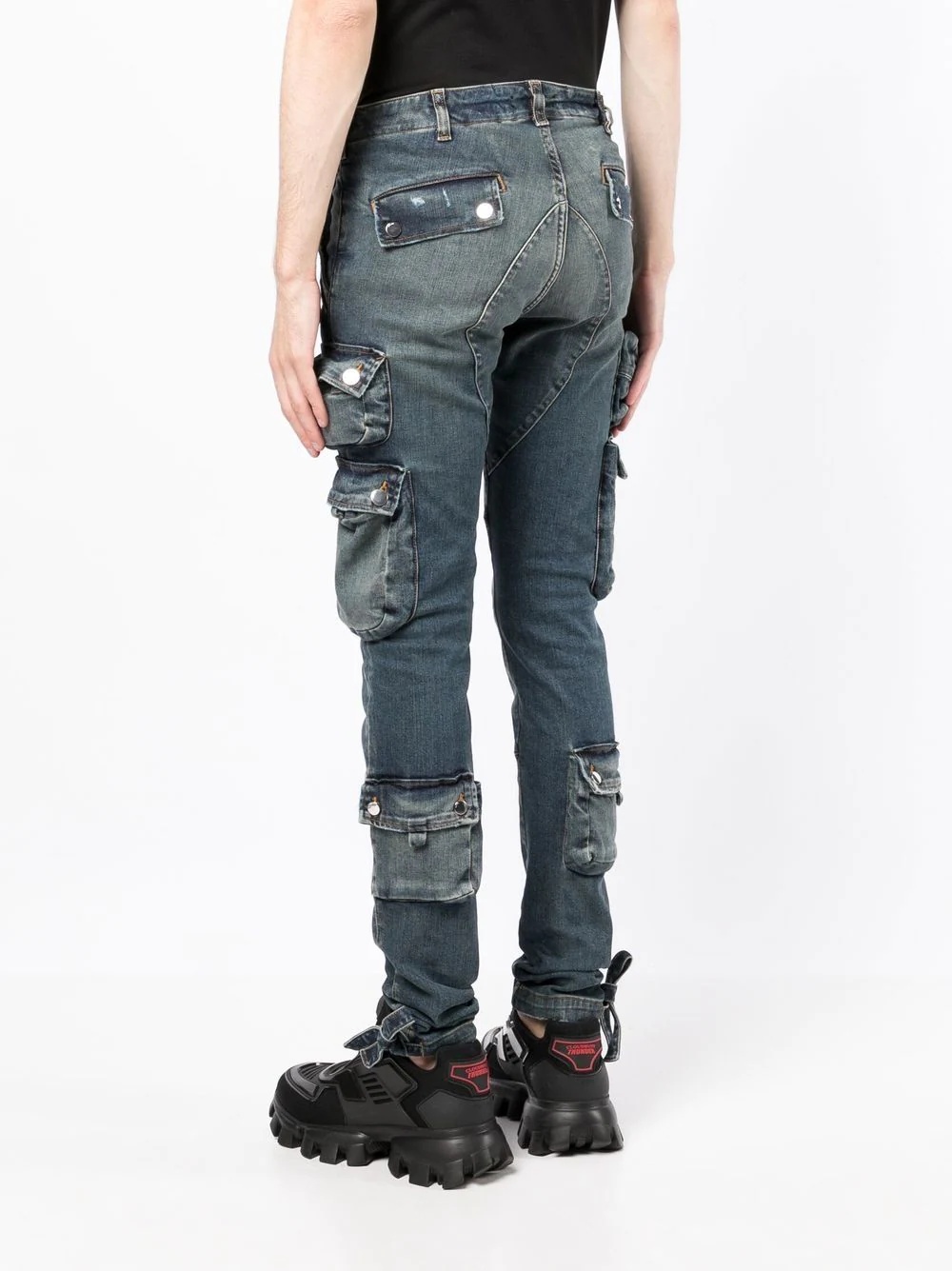 cargo-pocket jeans - 4