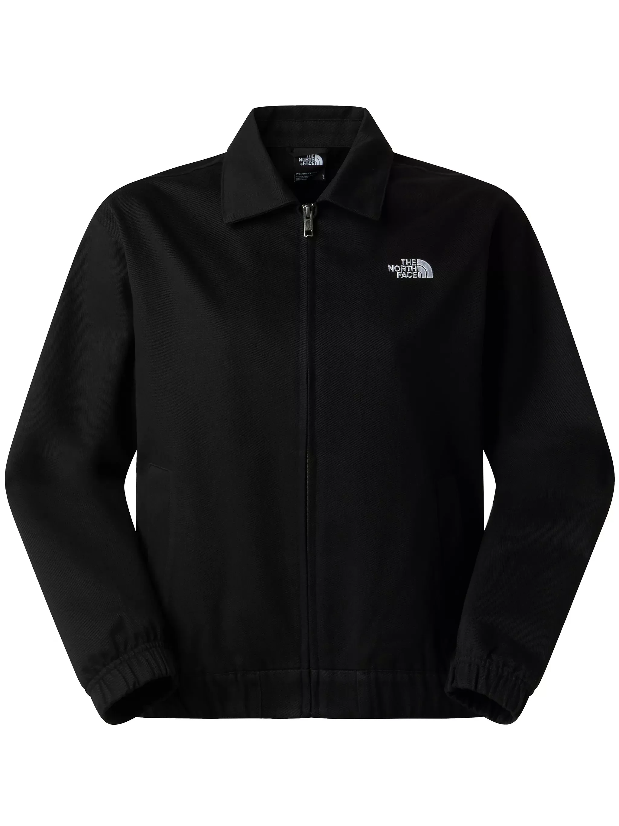 twill collared jacket - 1